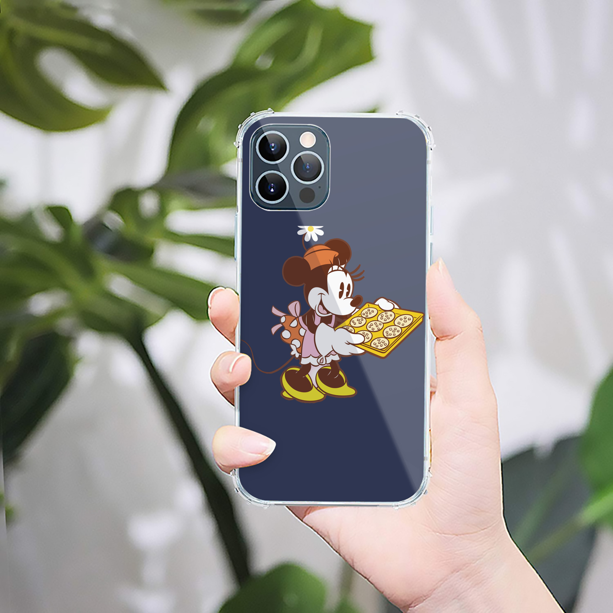 （画像用） ミッキーマウス Mickey Mouse 【iPhone 12シリーズ対応】透明スマホケース（クリアソフトケース）